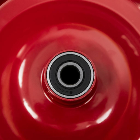 Koło do taczki pełne 4.00-8PU średnica 39 cm z ośką 15cm poliuretan