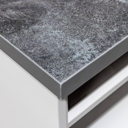 Lada sklepowa sprzedażowa impulsowa Mega-M H-90 cm L-120 cm G-60 cm jasny szary