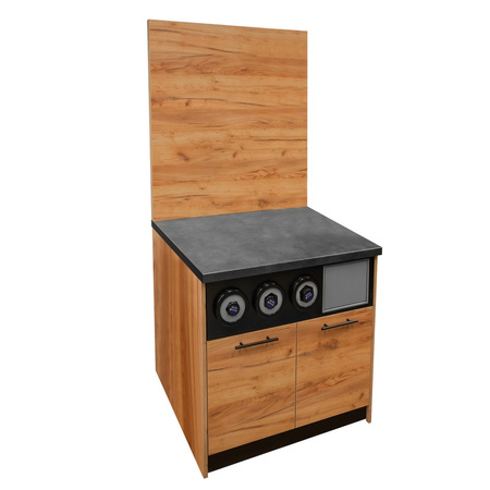 Szafka pod ekspres do kawy H-200/90 cm L-90 cm G-75 cm dąb kraft N