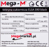 Witryna cukiernicza Mega-M ELSA S90 black