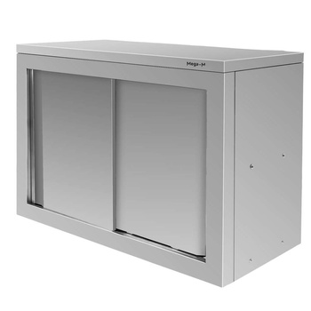 Szafka gastronomiczna wisząca z drzwiami przesuwnymi 80x40x60 cm stal nierdzewna