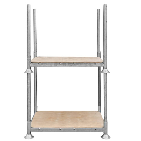 Manurack Mały Mega-M 154,5cm x 118cm x 31cm ocynk + podstawa ze sklejki N