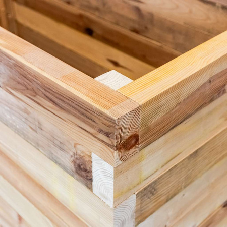 Donica kwiatowa drewniana Mega-M H-74 cm L-120 cm G-60 cm