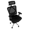 Fotel biurowy obrotowy FURVERO Eclipse BM/A3D/L3D/H2D czarny spełnia wymogi BHP