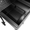 Grill ogrodowy węglowy Mega-M z kominkiem,1x stolik boczny, ruszt chromowany 34,5x23 + 31x23 N
