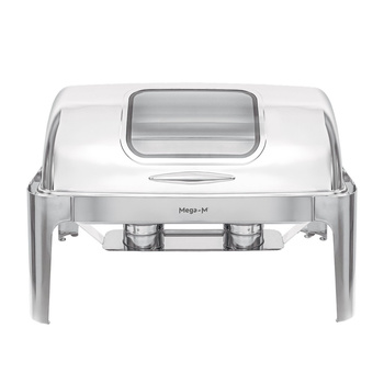 Podgrzewacz stołowy z wizjerem Mega-M HB GN1/1 9L Rol Top