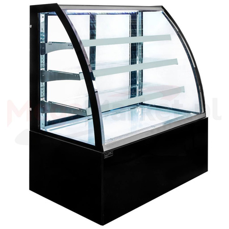 Witryna cukiernicza Mega-M CLARA S120 black