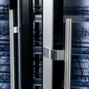Witryna chłodnicza Mega-M DIEGO R112 Prestige black  S-112 cm G-63 cm H-198 cm N