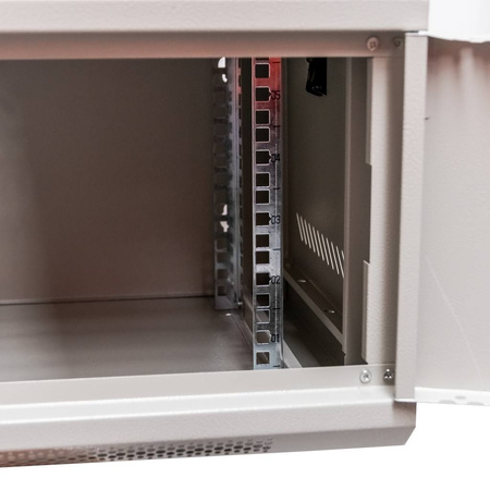 Szafa Rack Mega-M 19" 6U 300x600x400 wisząca szary N