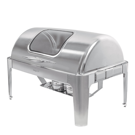 Podgrzewacz stołowy z wizjerem Mega-M HB GN1/1 9L Rol Top