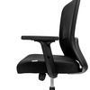 Fotel biurowy obrotowy FURVERO Norma BP/A2D/L1D czarny spełnia wymogi BHP