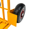 Wózek młynarka wklęsły z rozkładną platformą Mega-M (MTP003451) 200kg żółty karton N