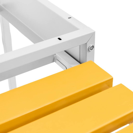 Podstawa z wysuwaną ławeczką WPC pod szafkę BHP Mega-M J-80 S-80 cm G-80 cm H-43 cm skręcana N