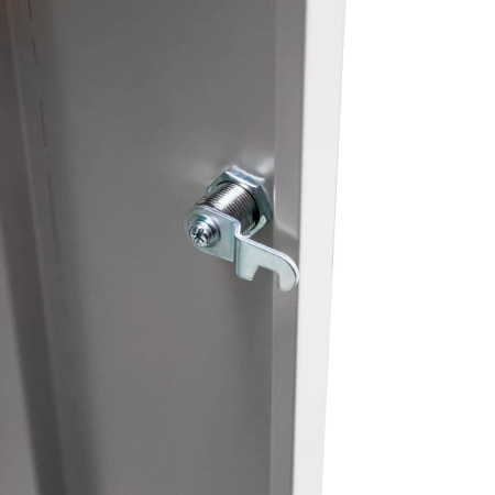 Szafka ubraniowa BHP Mega-M J-80/L 4 drzwiowa typ L szara S-80 cm G-50 cm H-180 cm skręcana N