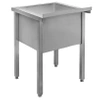 Basen gastronomiczny spawany jednokomorowy Mega-M 60x60x85 cm stal nierdzewna