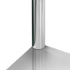 Regał ze stali nierdzewnej skręcany z 4 półkami Mega-M S-100 cm G-40 cm H-180 cm N