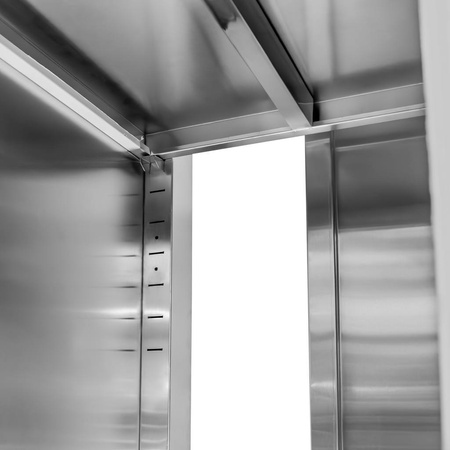 Szafa gastronomiczna przelotowa Mega-M 2-drzwiowa 80x60x200 cm stal nierdzewna