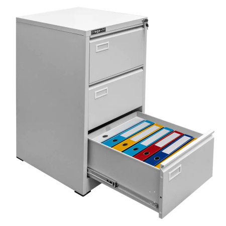 Szafka metalowa na dokumenty Mega-M 3 szuflady kartotekowa