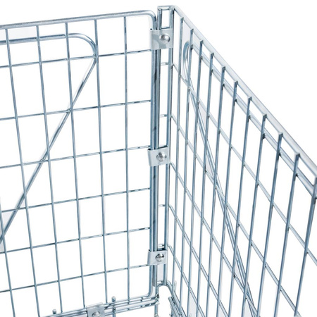 Pojemnik siatkowy gitterbox Mega-M 114x84x98 cm kosz metalowy składany