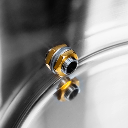 Termos gastronomiczny transportowy z kranem Mega-M UC 15L stal nierdzewna