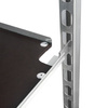 Półka do wózka na kwiaty Mega-M L-130 cm G-55 cm sklejka metalowe profile boczne N