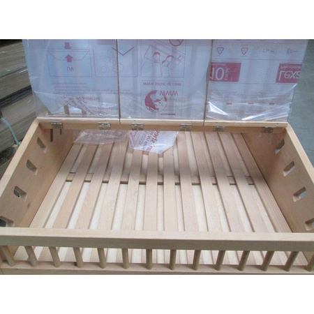 Regał na pieczywo ekspozytor na bułki Mega-M T H- 124 cm L- 85 cm G- 85 cm N
