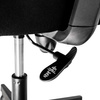 Fotel biurowy obrotowy FURVERO Norma BP/A2D/L1D czarny spełnia wymogi BHP