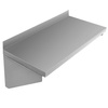 Półka wisząca pojedyńcza ze stali nierdzewnej Mega-M S-60 cm G-30 cm N