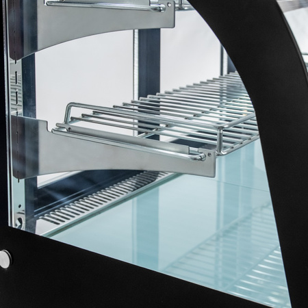 Witryna chłodnicza nastawna Mega-M CLARA MINI S120 S-120 cm G-53 cm H-69 cm inox N
