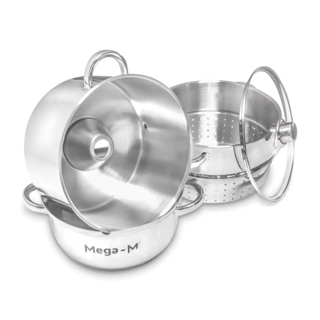 Sokownik parowy Mega-M 8 L stal nierdzewna