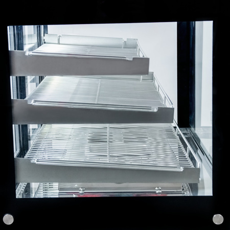 Witryna grzewcza nastawna Mega-M ELSA MINI S66 Inox