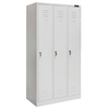 Szafka ubraniowa BHP Mega-M J-90 3 drzwiowa szara S-90 cm G-50 cm H-180 cm skręcana N