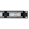 Patch Panel do szafy RACK 19" Mega-M CAT6 24 porty UTP czarny