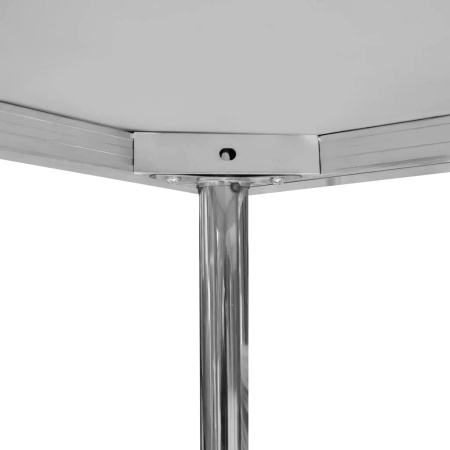 Stół ze stali nierdzewnej przyścienny z półką Mega-M STANDARD S-150 cm G-70 cm H-85 cm N