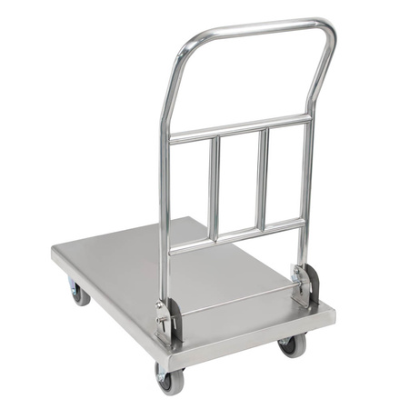Wózek transportowy ze stali nierdzewnej  Mega-M S-73 cm G-47 N