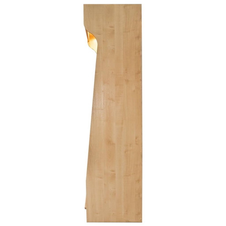 Regał na pieczywo H-200 cm L-100 cm G-50 cm plexi oświetlenie LED dąb sonoma