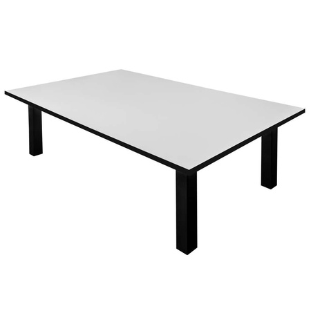 Stół konferencyjny Mega-M 220x130x76 cm biel alpejska