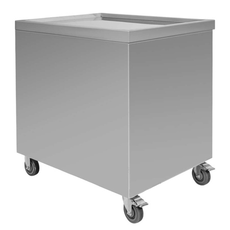 Szafka mobilna z trzema szufladami Mega-M 80x60x85 cm stal nierdzewna