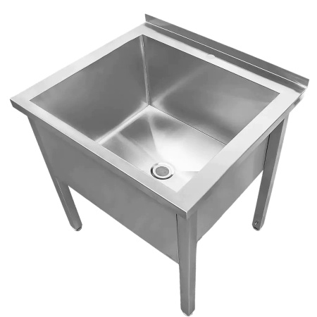 Basen gastronomiczny spawany jednokomorowy Mega-M 80x60x85 cm stal nierdzewna