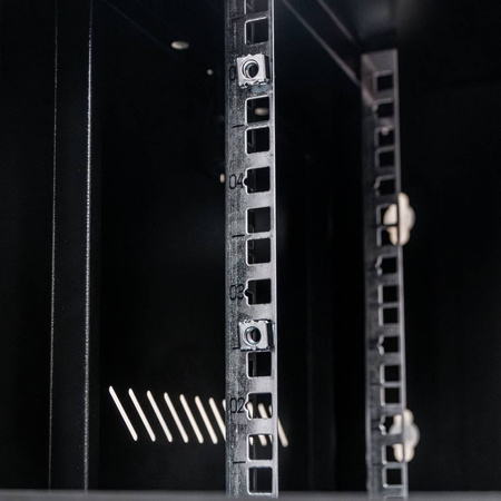 Szafa Rack Mega-M 19" 6U 300x600x400 wisząca czarny N
