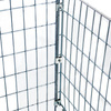 Pojemnik siatkowy Gitterbox S-125 cm G-104 cm H-98 cm oczko 5,5x11 cm składany z otwieranym bokiem ocynk N