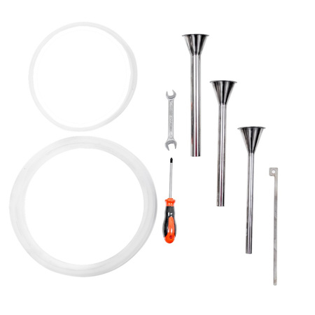 Nadziewarka do kiełbas hydrauliczna Mega-M 35 L wydajność 600 kg/h moc 1100 W