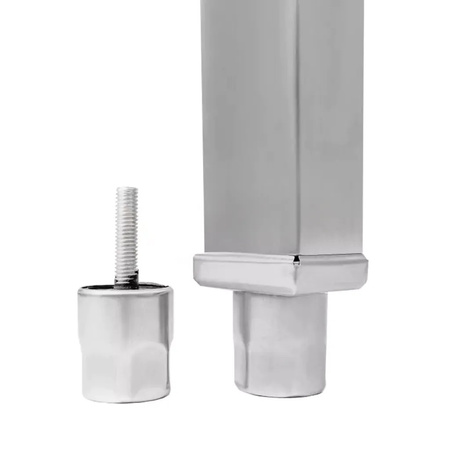 Stół ze stali nierdzewnej centralny składany Mega-M S-120 cm G-60 cm H-85 cm N