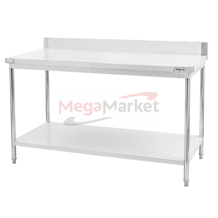 Stół gastronomiczny Mega-M 140X70 /2półki/1R/MDF/ N