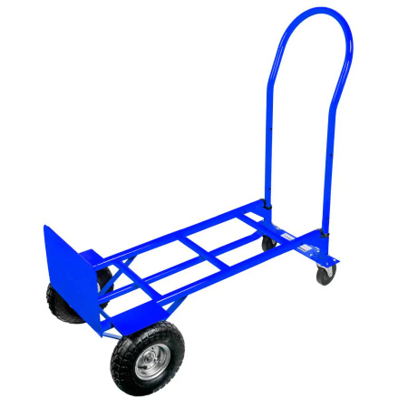 Wózek magazynowy młynarka Mega-M 2w1 transportowy niebieski 250kg karton N