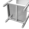 Stół ze stali nierdzewnej centralny z półką Mega-M STANDARD S-60 cm G-60 cm H-85 cm N