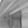 Szafka wisząca ze stali nierdzewnej otwarta Mega-M S-120 cm G-40 cm H-60 cm N