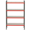 Regał magazynowy magazynowy 4-półkowy Mega-M FORTIS H-240 cm L-217 cm G-60 cm moduł bazowy