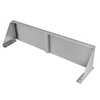Półka wisząca pojedyńcza ze stali nierdzewnej Mega-M S-120 cm G-30 cm N