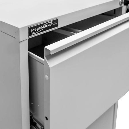 Szafka metalowa na dokumenty Mega-M 3 szuflady kartotekowa